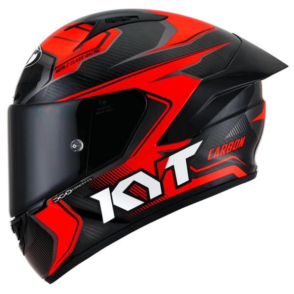 KYT NZ-Race Carbon Competition Red Helmet