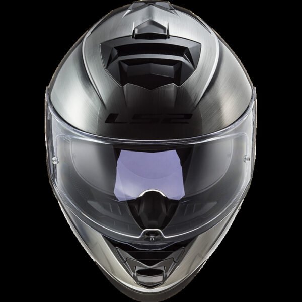 LS2 FF 800 Storm II Jeans Titanium Gloss Helmet - Image 6