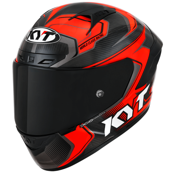 KYT NZ-Race Carbon Competition Red Helmet - Image 3