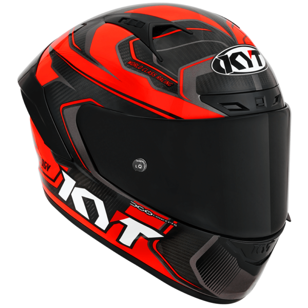 KYT NZ-Race Carbon Competition Red Helmet - Image 5