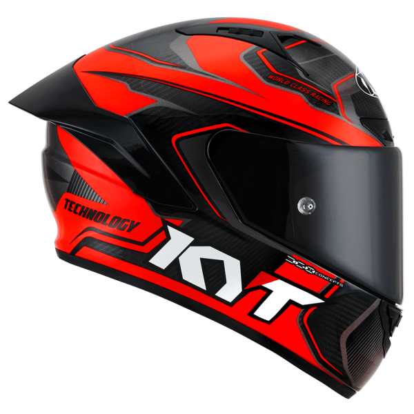 KYT NZ-Race Carbon Competition Red Helmet - Image 6