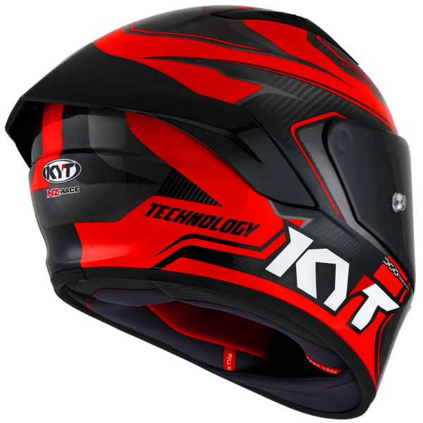 KYT NZ-Race Carbon Competition Red Helmet - Image 7