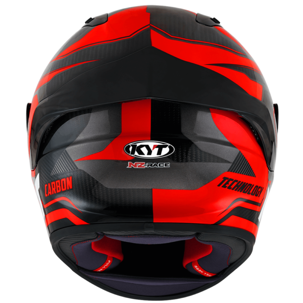 KYT NZ-Race Carbon Competition Red Helmet - Image 8
