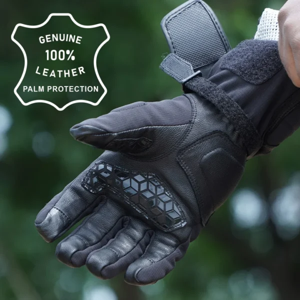 Korda Splash Waterproof Black Riding Gloves - Image 5