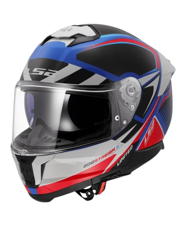 LS2 FF 320 Stream II Xtrenta Gloss Blue Red Helmet