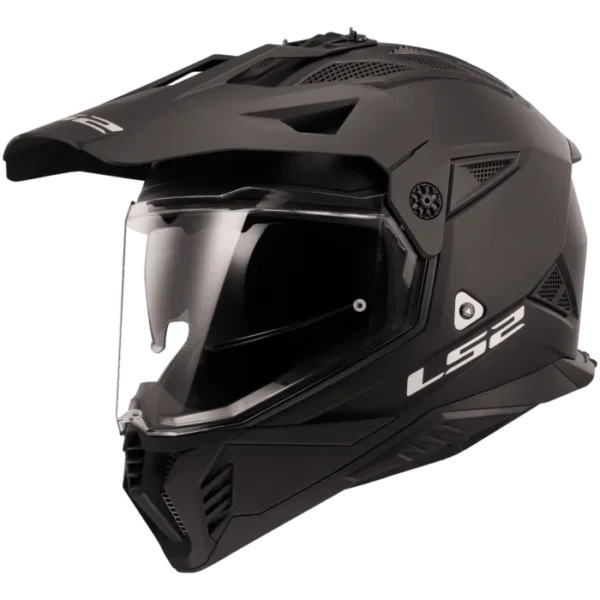 LS2 MX 436 Pioneer II Matt Black Helmet